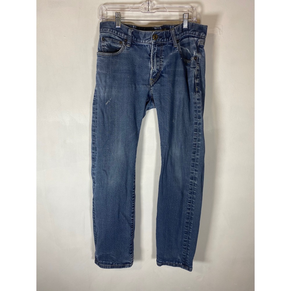 Express Rocco Slim Straight‎ Jeans 32x32 Light Wash Stretch Denim Cotton Pants